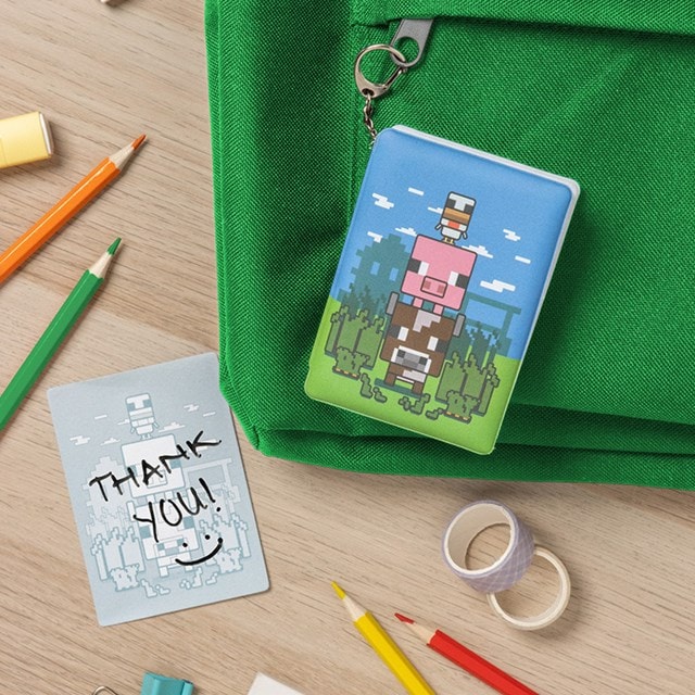 Minecraft Mini Puffy Notepad Keyring - 5
