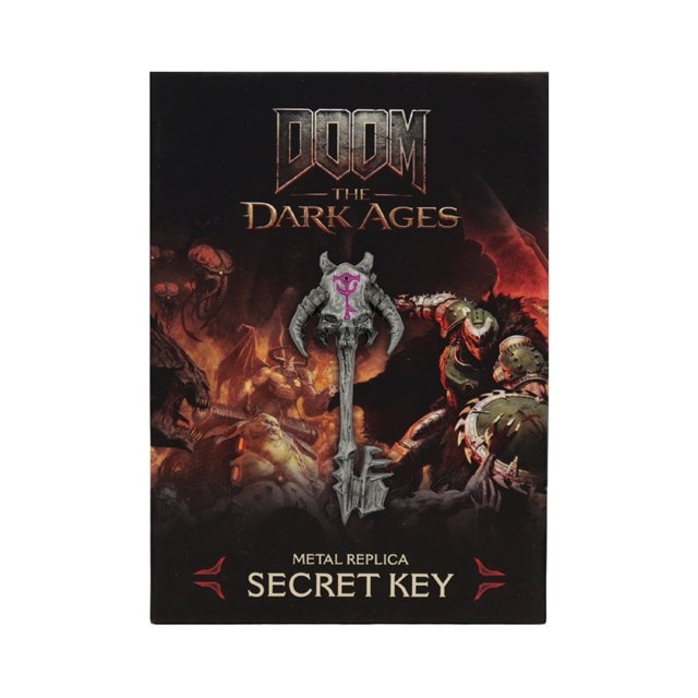 DOOM The Dark Ages Metal Replica Secret Key - 4