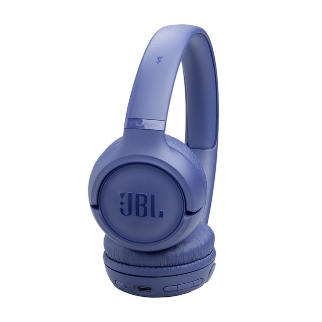 JBL Tune T530BT Blue Bluetooth Headphones - 5