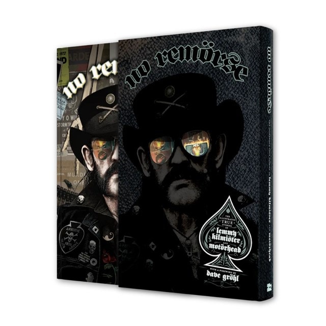 No Remörse: The Illustrated True Stories of Lemmy Kilmister and Motörhead Deluxe Edition Hardback - 2