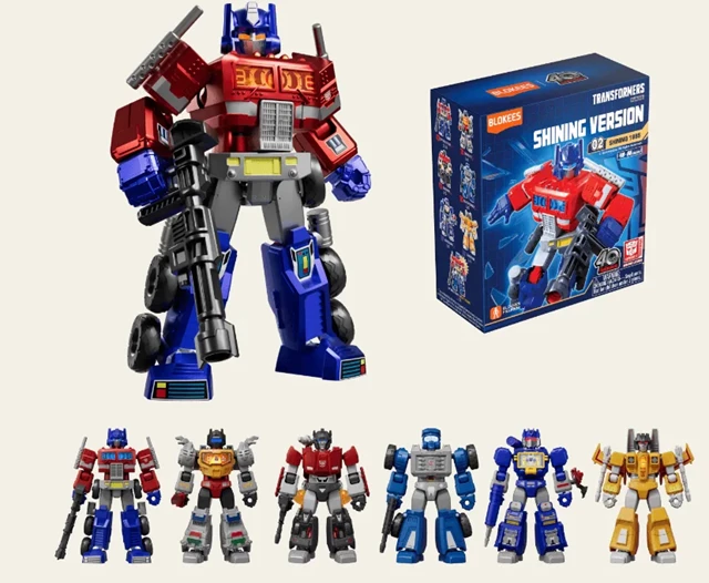Shining 1985 Shining Version 02 Transformers Blokees Figure Single Box Assortment - 2
