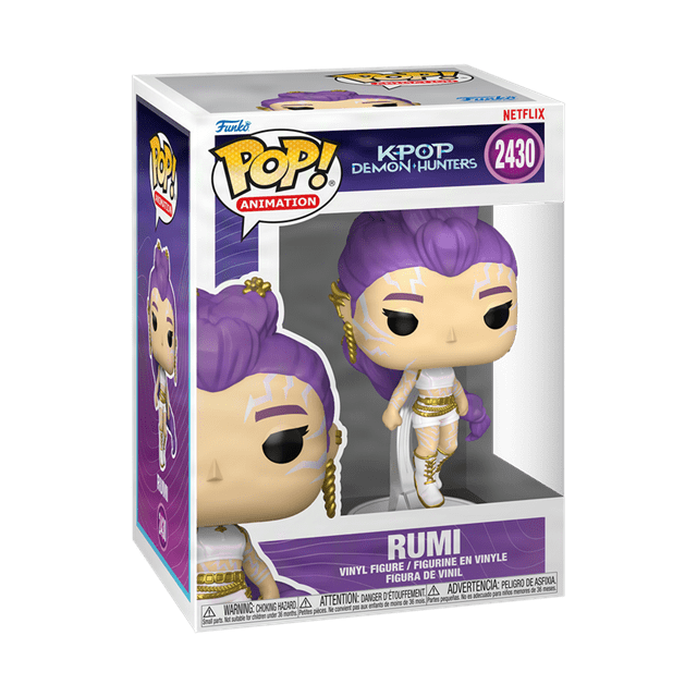 Rumi What It Sounds Like With Chance Of Chase 2430 K-Pop Demon Hunters Funko Pop Vinyl - 2
