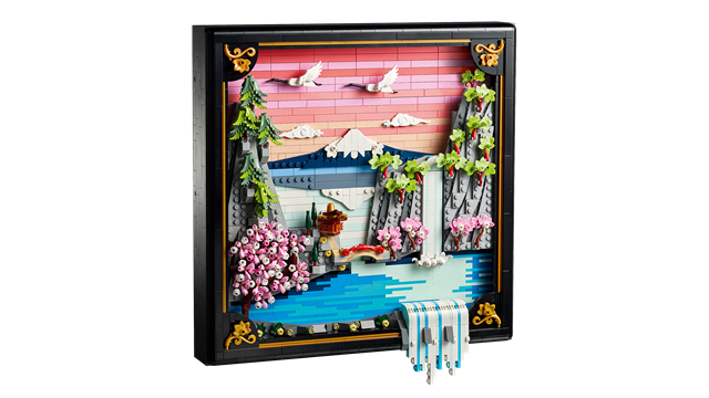 Japanese Cherry Blossom Landscape LEGO - 2