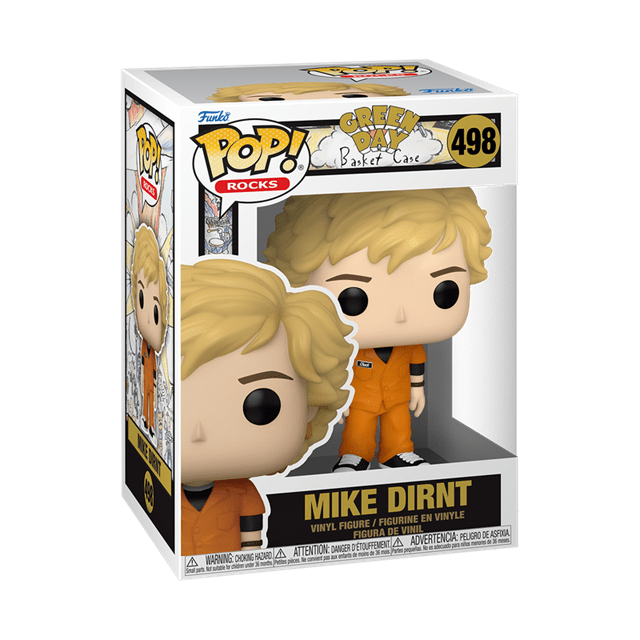 Mike Dirnt 498 Green Day Basket Case Funko Pop Vinyl - 2