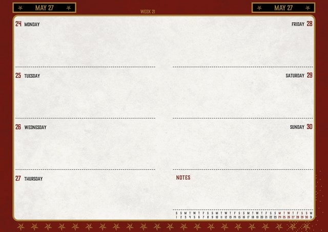 Harry Potter 2027 A5 Diary - 2