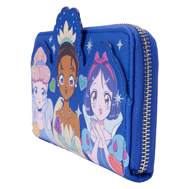 Disney Princess Manga Style Zip Around Wallet Loungefly - 2