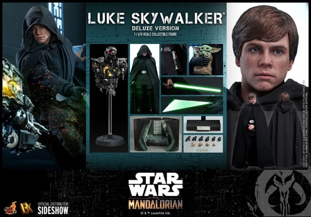 1:6 Luke Skywalker Deluxe: Mandalorian Hot Toys Figure - 7