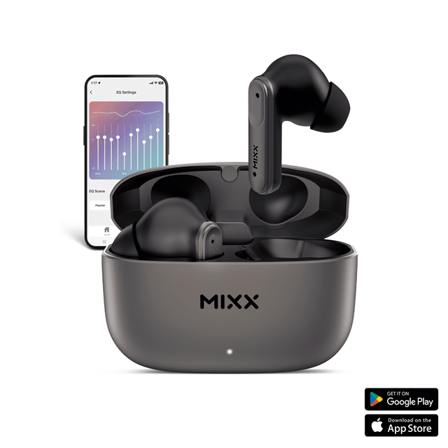 Mixx Audio Streambuds Custom 3 Black True Wireless Bluetooth Earphones W/Clear Voice - 4