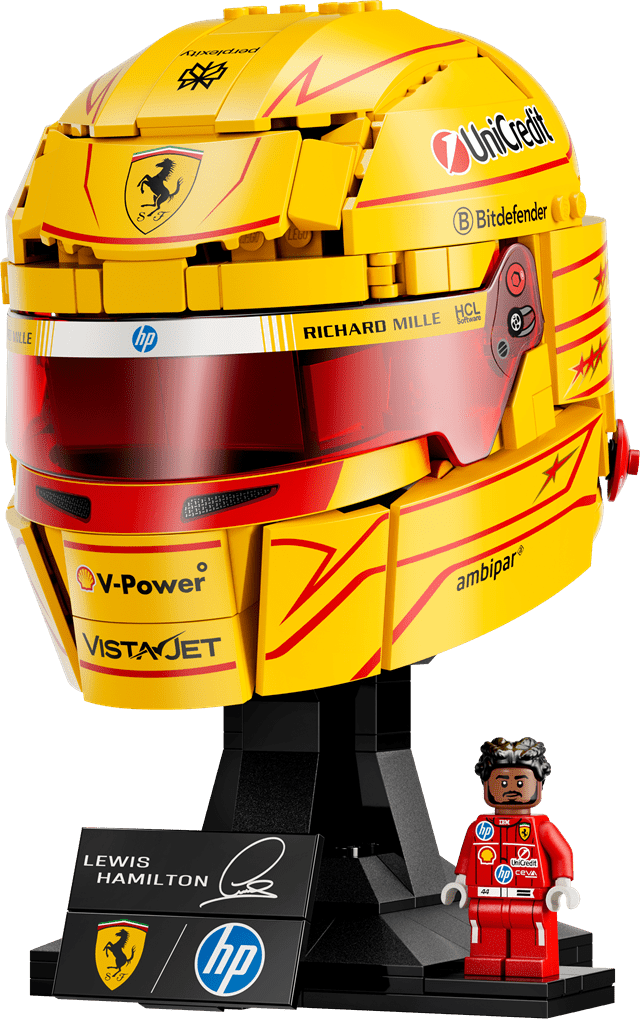 Lewis Hamilton Helmet Scuderia Ferrari F1 LEGO - 2