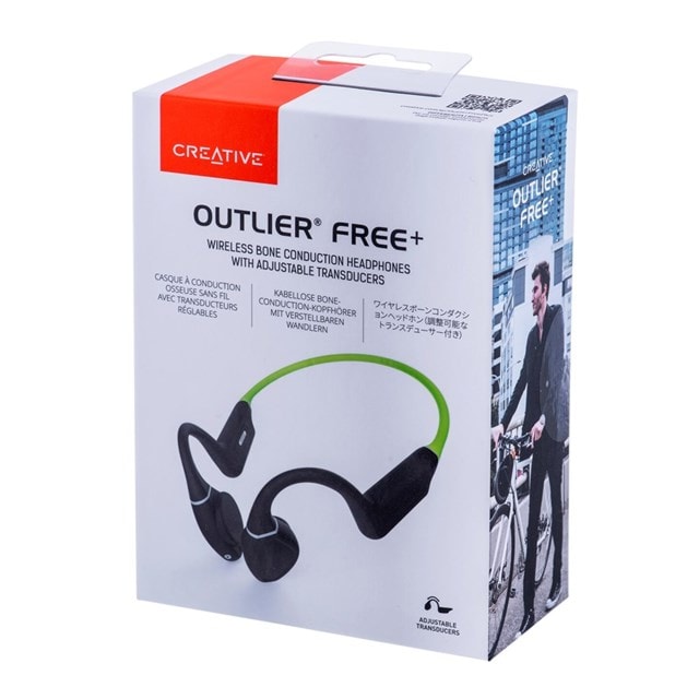 Creative Outlier Free Plus Black/Green Bone Conduction Sports Earphones - 12