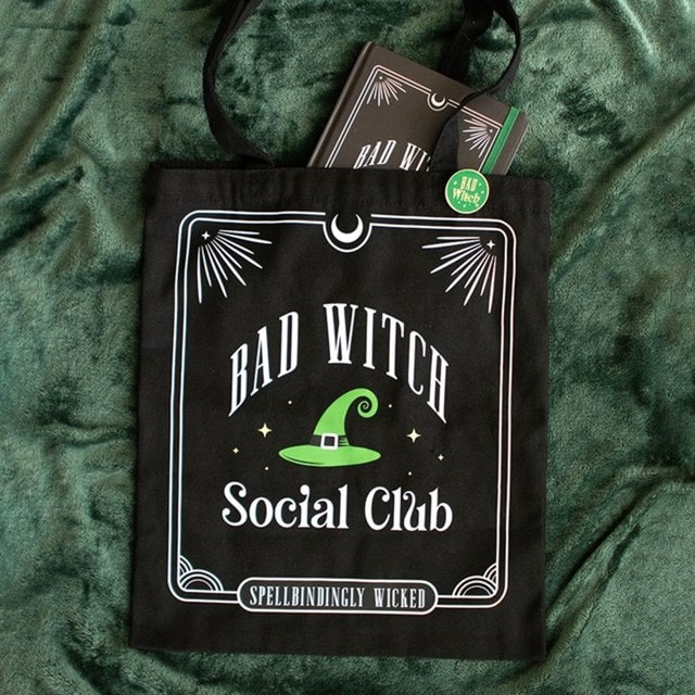 Bad Witch Social Club Tote Bag & Pin Badge - 4