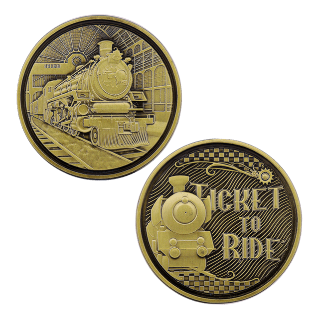 Ticket To Ride Limited Edition Collectible Train Coin - 3