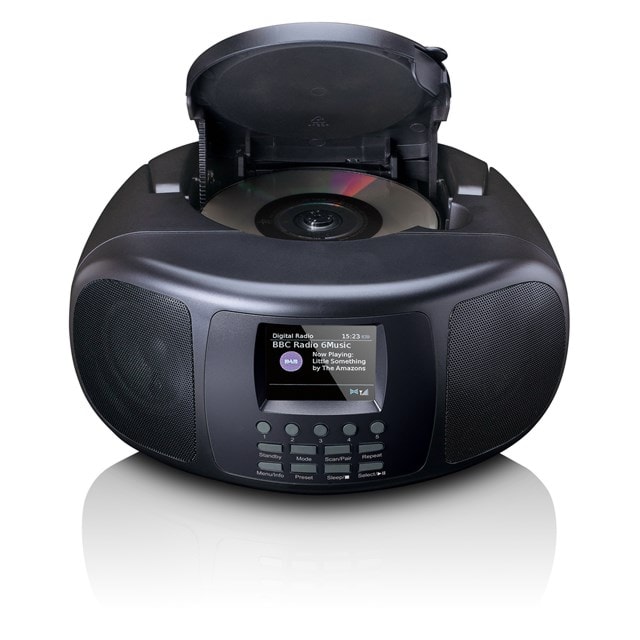 Lenco SCD-6000BK Black Bluetooth CD Player with DAB+/FM & Internet Radio - 7