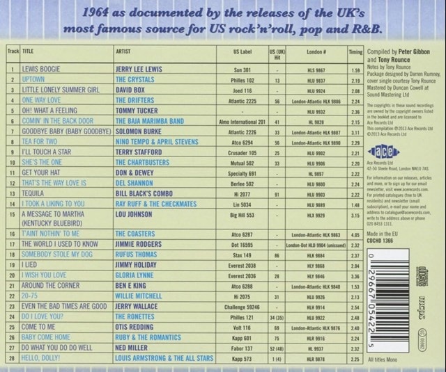 The London American Label Year By Year: 1964 - 1