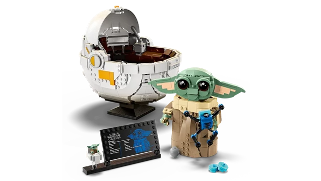 Grogu With Hover Pram Star Wars LEGO - 3