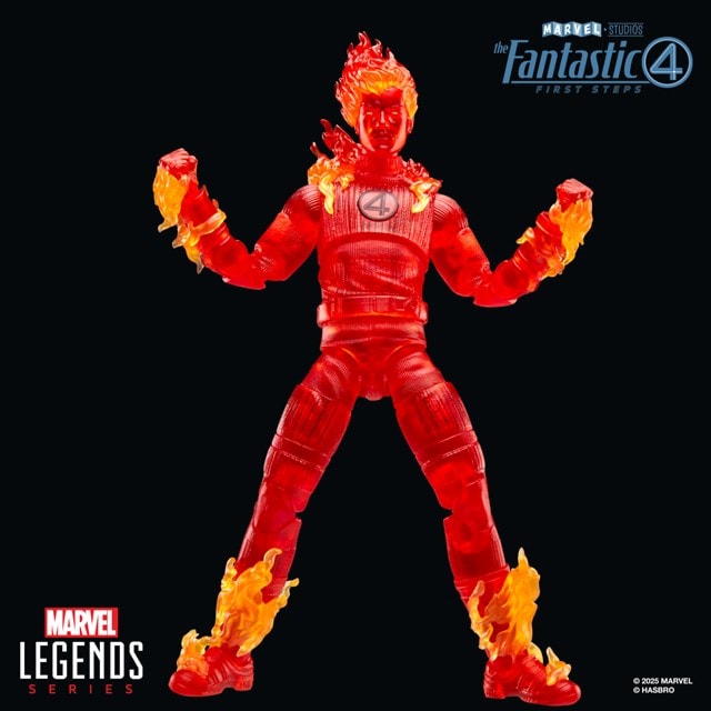 Human Torch Fantastic Four First Steps Marvel Legends Series Hasbro Action Figure - 5