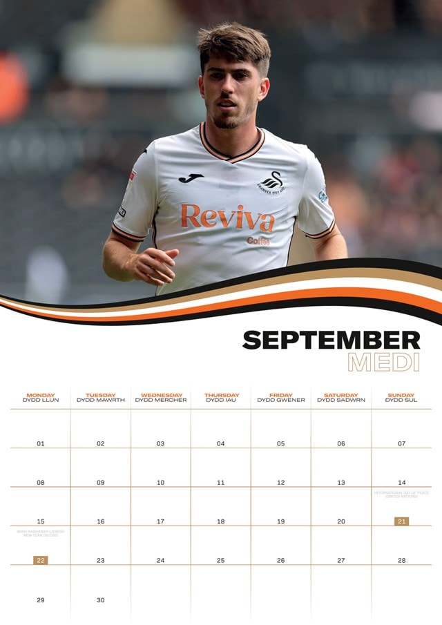 Swansea City FC 2025 A3 Calendar - 2