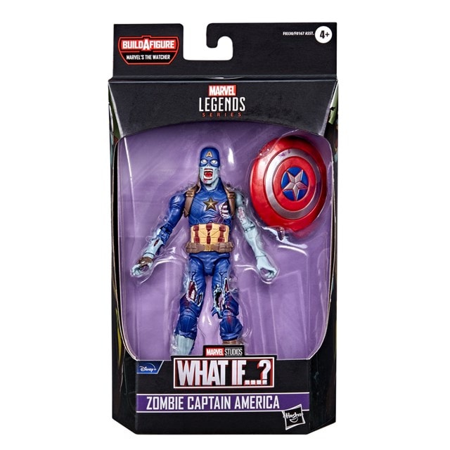 Zombie Captain America: Hasbro Marvel Legends Series Action Figure - 6