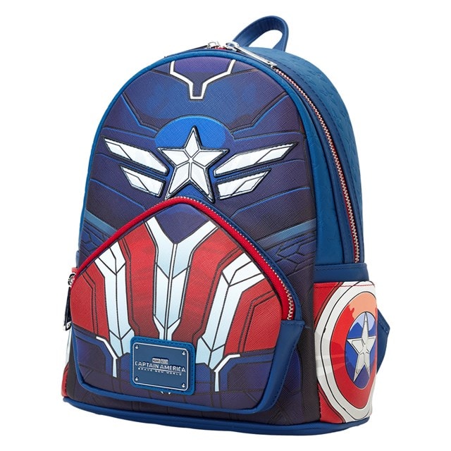 Captain America Brave New World Cosplay Loungefly Mini Backpack - 3