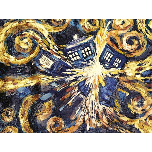 Exploding Tardis Doctor Who Canvas Print 60 x 80cm - 1