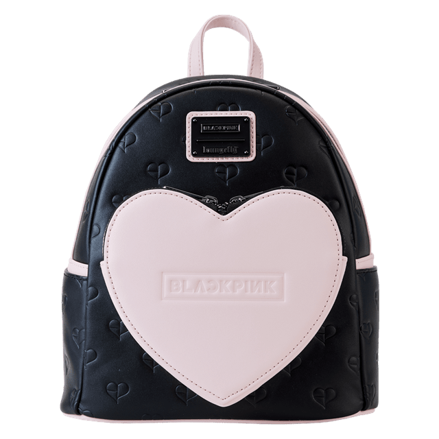 All Over Print Heart Mini Backpack Blackpink Loungefly - 1