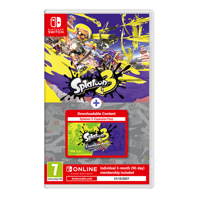 Splatoon 3 + Expansion Pass + 3 Months NSO (Nintendo Switch) - 1