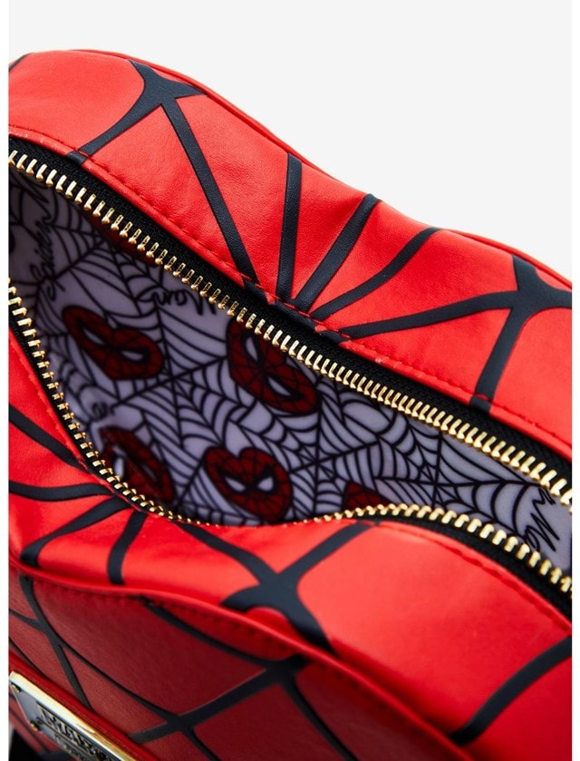 Spider-Man Red Heart Cosplay Handbag Loungefly - 4