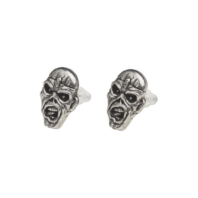 Iron Maiden Piece Of Mind Eddie Earrings Studs Pair Jewellery - 2