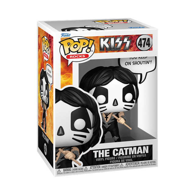 The Catman You Keep On Shoutin 474 KISS Funko Pop Vinyl Sayings - 2