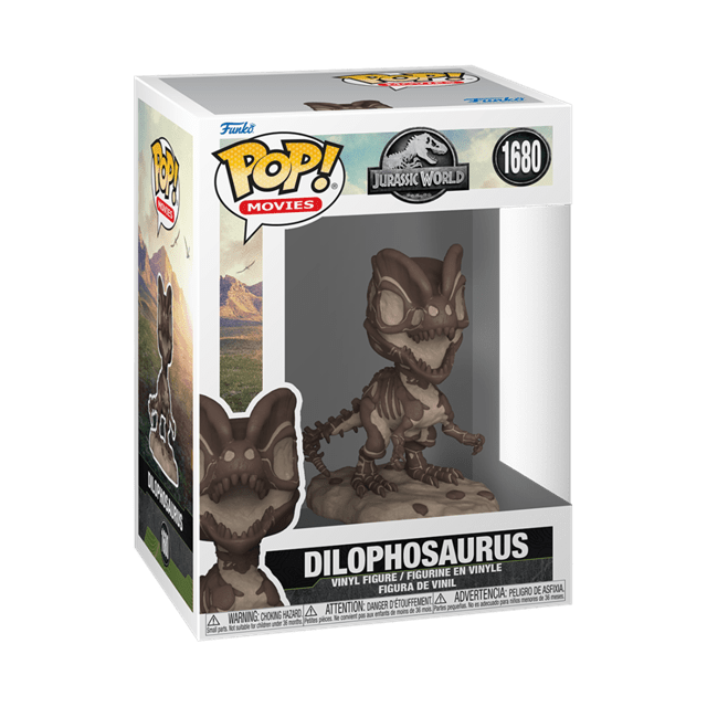 Dilophosaurus 1680 Jurassic World Fossil Funko Pop Vinyl - 2