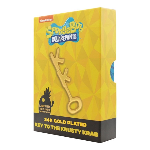 SpongeBob SquarePants 24K Gold Plated Replica Krusty Krab Replica Key - 6