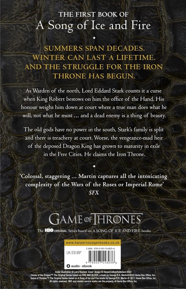 A Game Of Thrones Book 1 Paperback By George R. R. Martin - 2