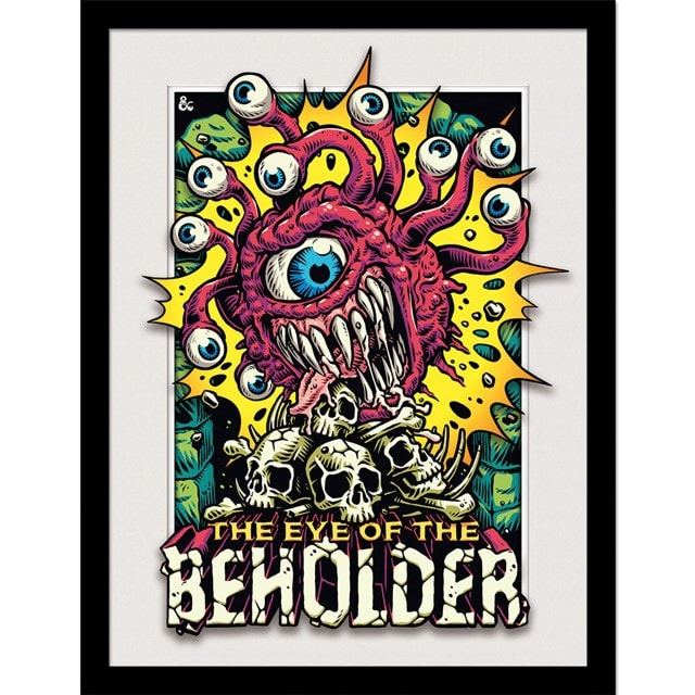 Dungeons & Dragons Eye Of The Beholder Framed Breakout Collector Print - 1