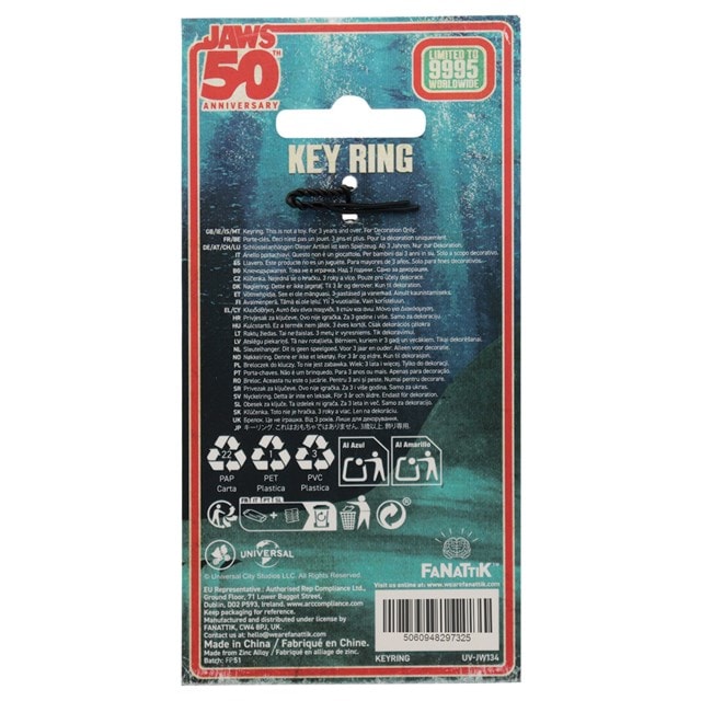 Regatta Boat Tour Jaws 50th Anniversary Keyring - 4