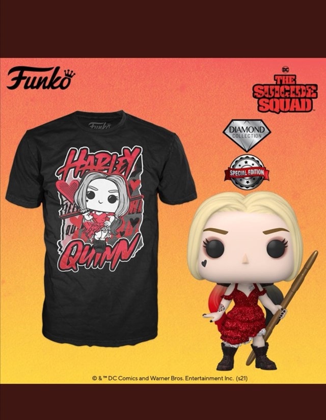 Suicide Squad 2021: Harley Quinn (hmv Exclusive) Pop! Tee (Small) - 3