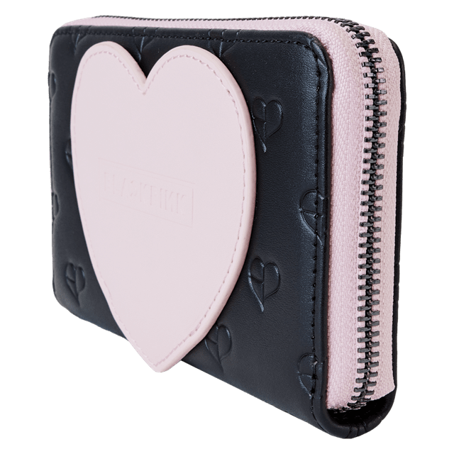 All Over Print Heart Zip Around Wallet Blackpink Loungefly - 2