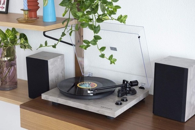 Crosley C62 Grey Turntable & Speakers - 7