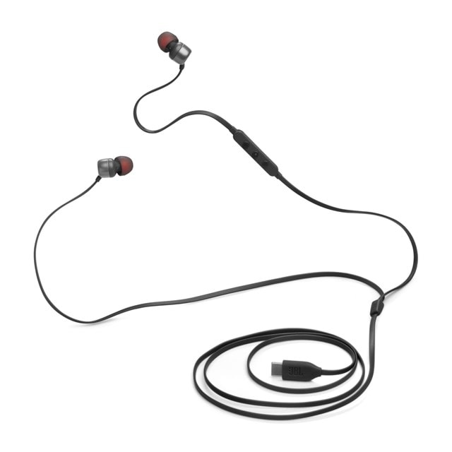 JBL Tune 310C Black USB-C Earphones - 5