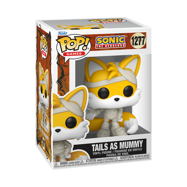 Tails As Mummy 1277 Sonic The Hedgehog Funko Pop Vinyl - 2