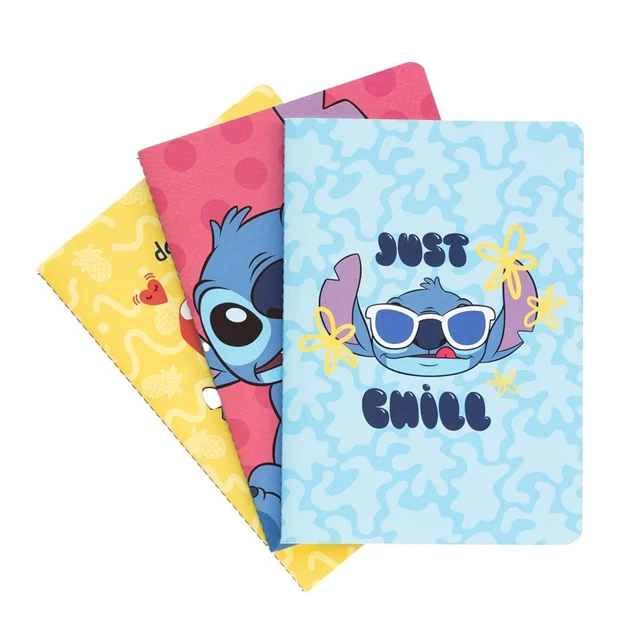 Stitch Tropical Lilo & Stitch Pack Of 3 A5 Notebooks - 2