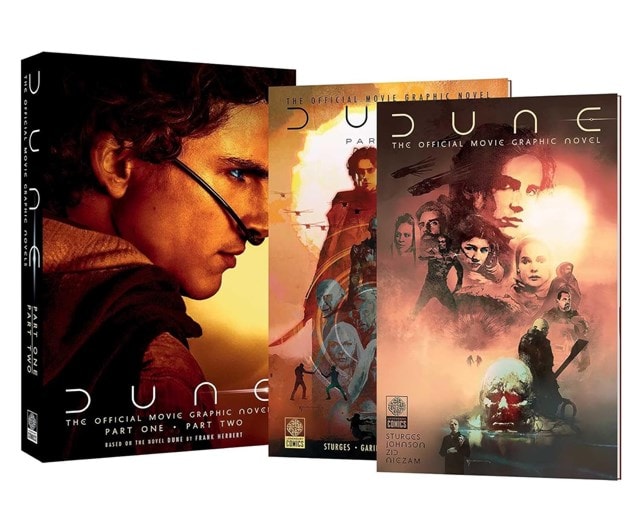 Dune: The Official Movie Graphic Novels Part 1 & 2 Hardback By Lilah Sturges - 2