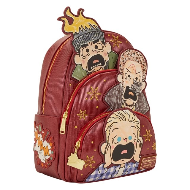 Home Alone Triple Pocket Loungefly Mid-Size Backpack - 3