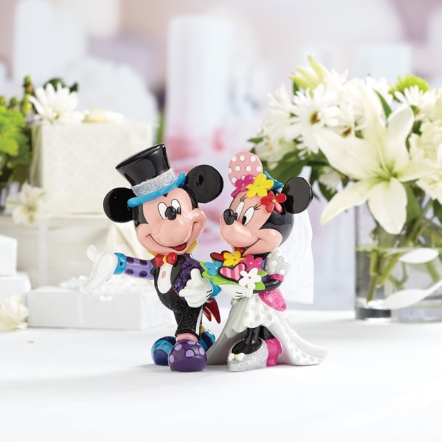 Mickey & Minnie Mouse Wedding Britto Collection Figurine - 5