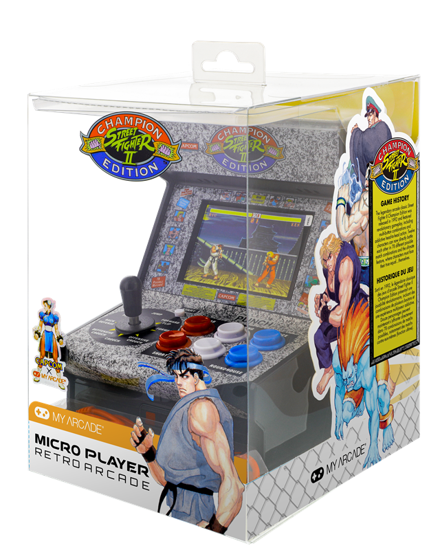 Micro Player Street Fighter II Collectible Retro My Arcade Champion Premium Edition - 2