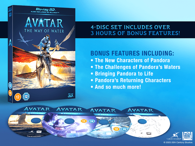 Avatar: The Way of Water, Blu-ray 3D