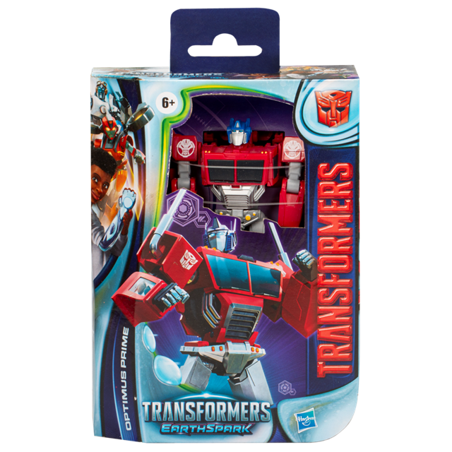 Transformers Earthspark Deluxe Optimus Prime Hasbro Action Figure - 5