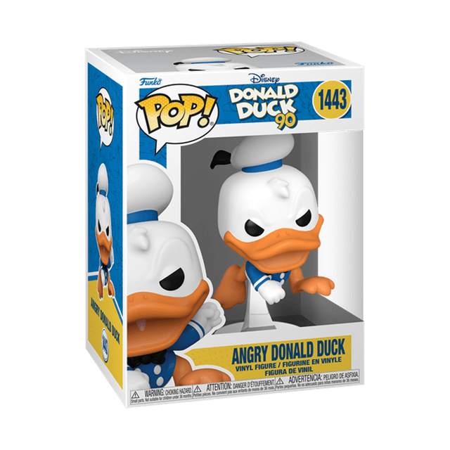 Angry Donald Duck 1443 Donald Duck 90th Anniversary Funko Pop Vinyl - 2
