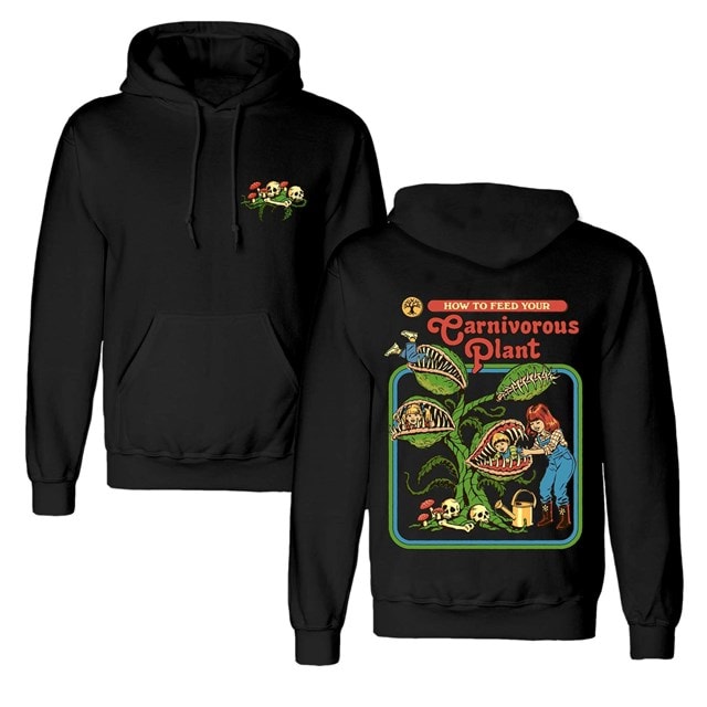 Carnivorous Plants Steven Rhodes Black Hoodie (Small) - 1