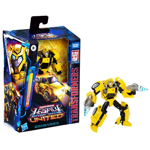 Transformers Legacy United Deluxe Class Animated Universe Bumblebee Converting Action Figure - 3