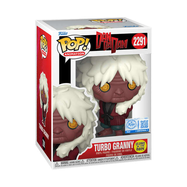 Turbo Granny Glow In The Dark 2291 Dandadan hmv Exclusive Funko Pop Vinyl - 3